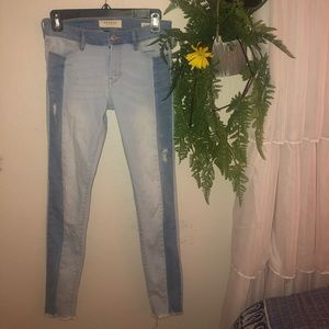Double colored jeans